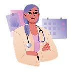 friendly female healthcare professional or doctor